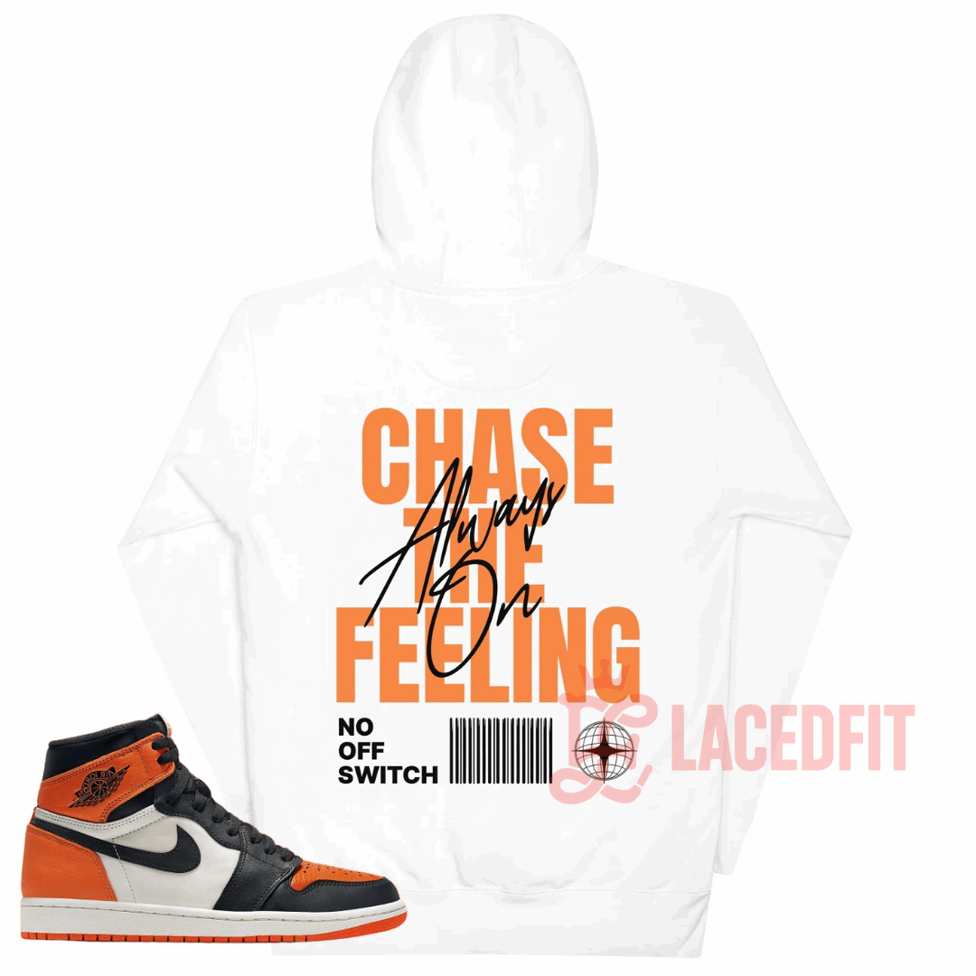 Chase The Feeling Hoodie - Match Air Jordan 1 “Shattered Backboard”