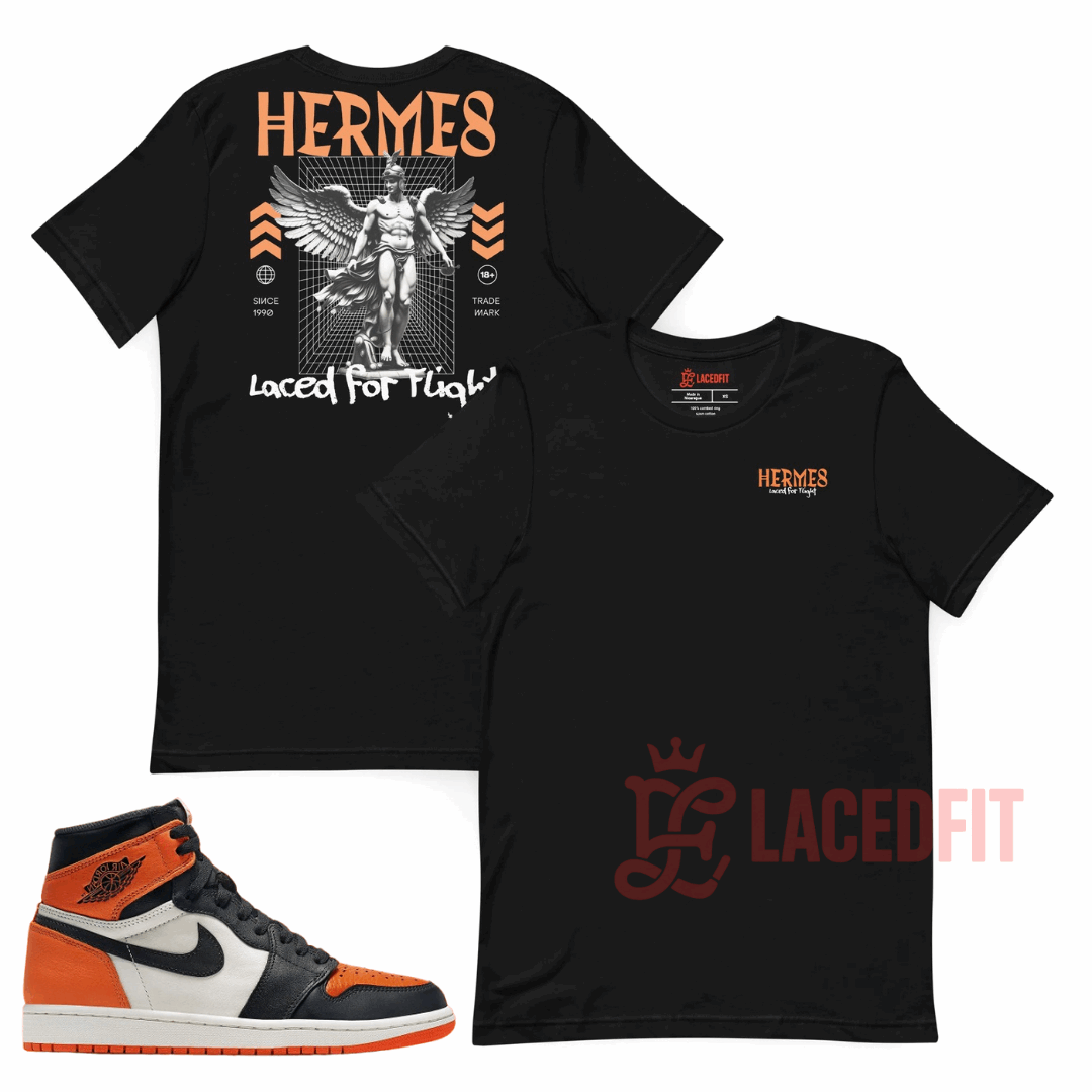 Hermes T-Shirt - Match Air Jordan 1 “Shattered Backboard”