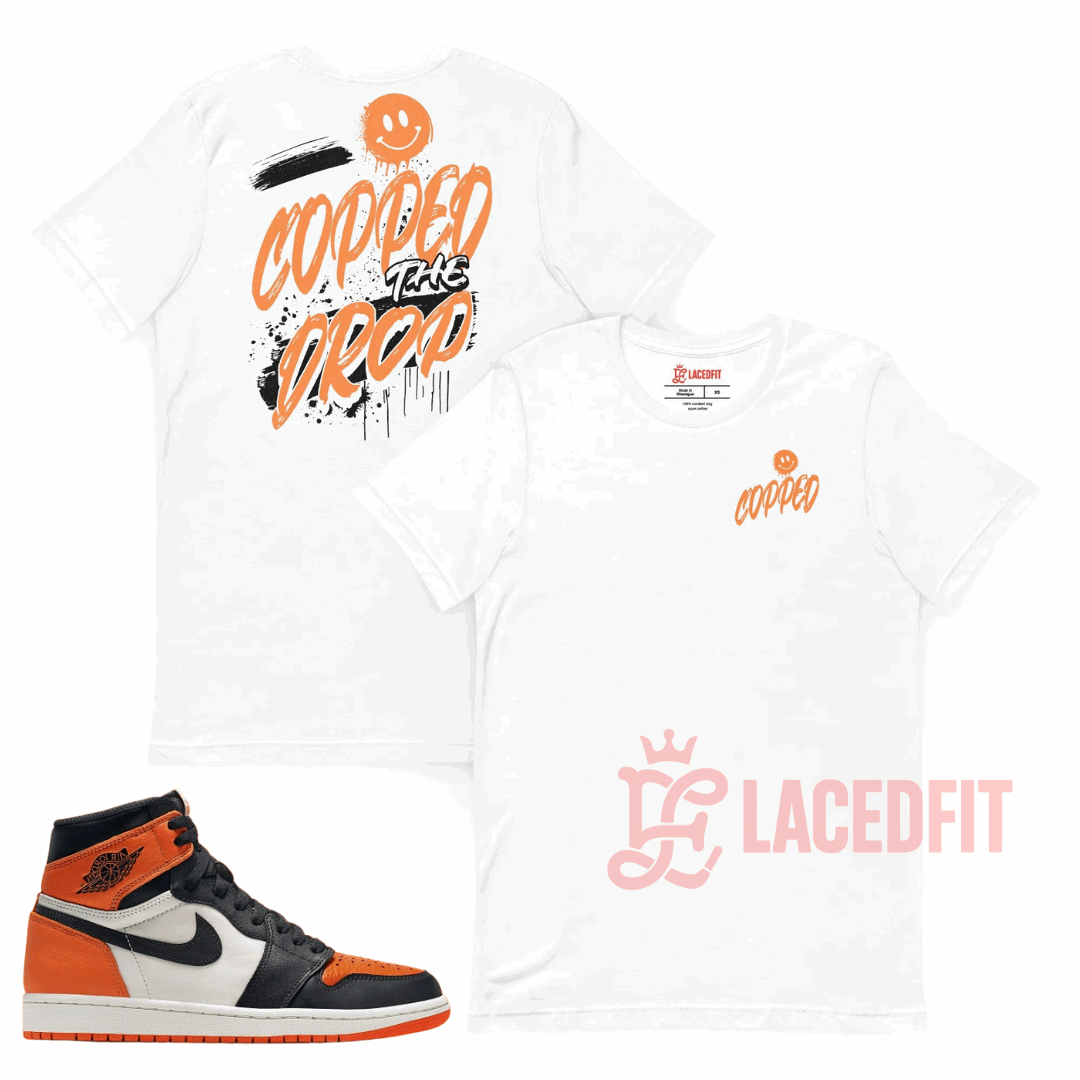 Copped The Drop T-Shirt - Match Air Jordan 1 “Shattered Backboard"
